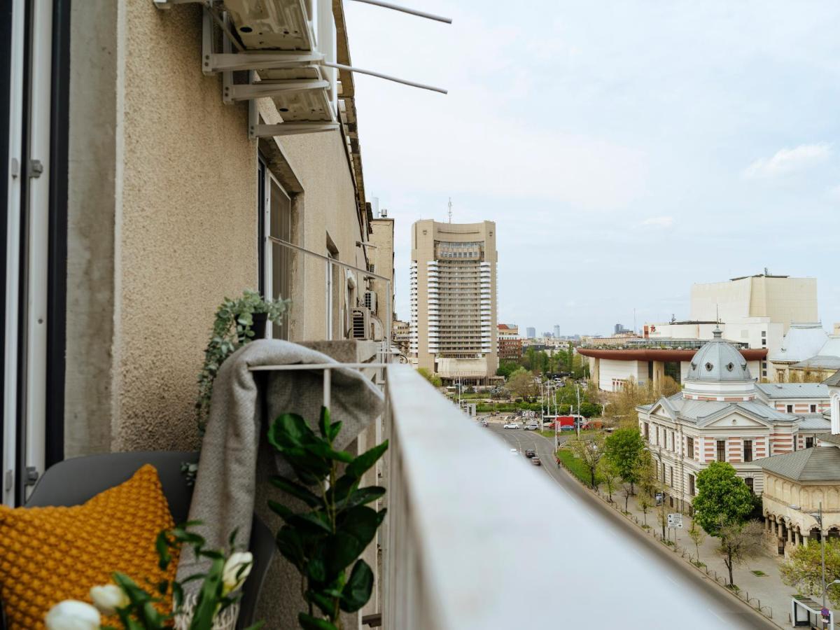 Sunny 2Br Flat - Top Location - Amazing Balcony Bukarest Exterior foto